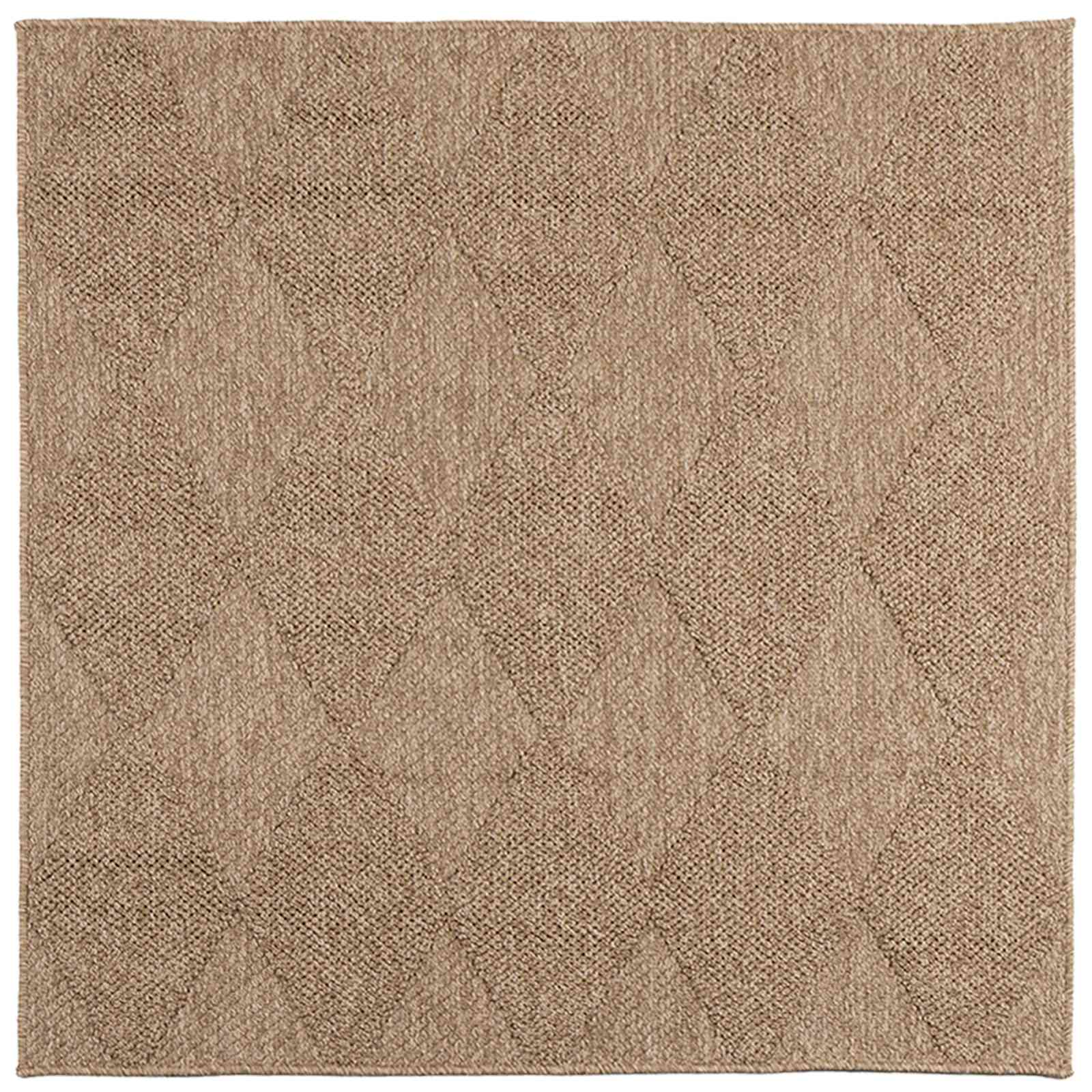 Tappeti per area Quadrato AGIRA Naturale 200 x 200 cm