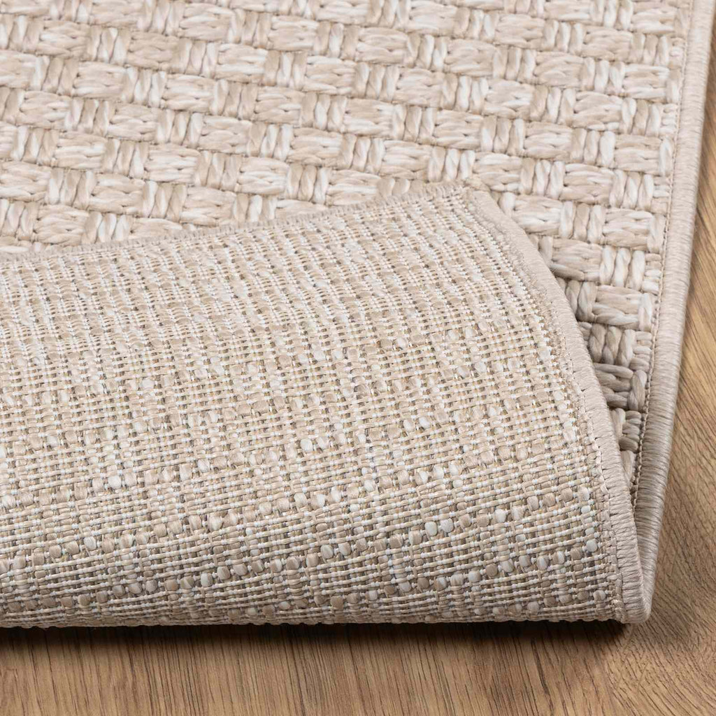 Tappeti per area Rettangolare FARO Crema 200 x 80 cm Poliestere
