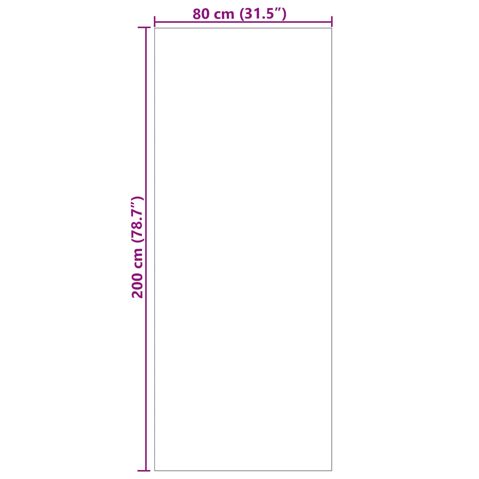 Tappeti per area Rettangolare FARO Crema 200 x 80 cm Poliestere