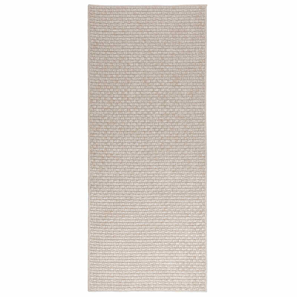 Tappeti per area Rettangolare FARO Crema 200 x 80 cm Poliestere