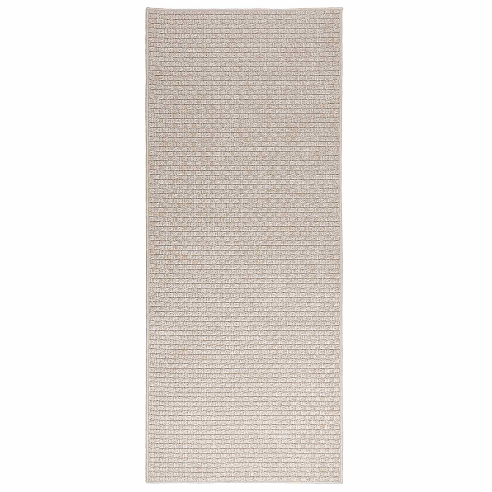 Tappeti per area Rettangolare FARO Crema 200 x 80 cm Poliestere