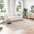 Tappeti per area Quadrato FARO Crema 240 x 240 cm Poliestere