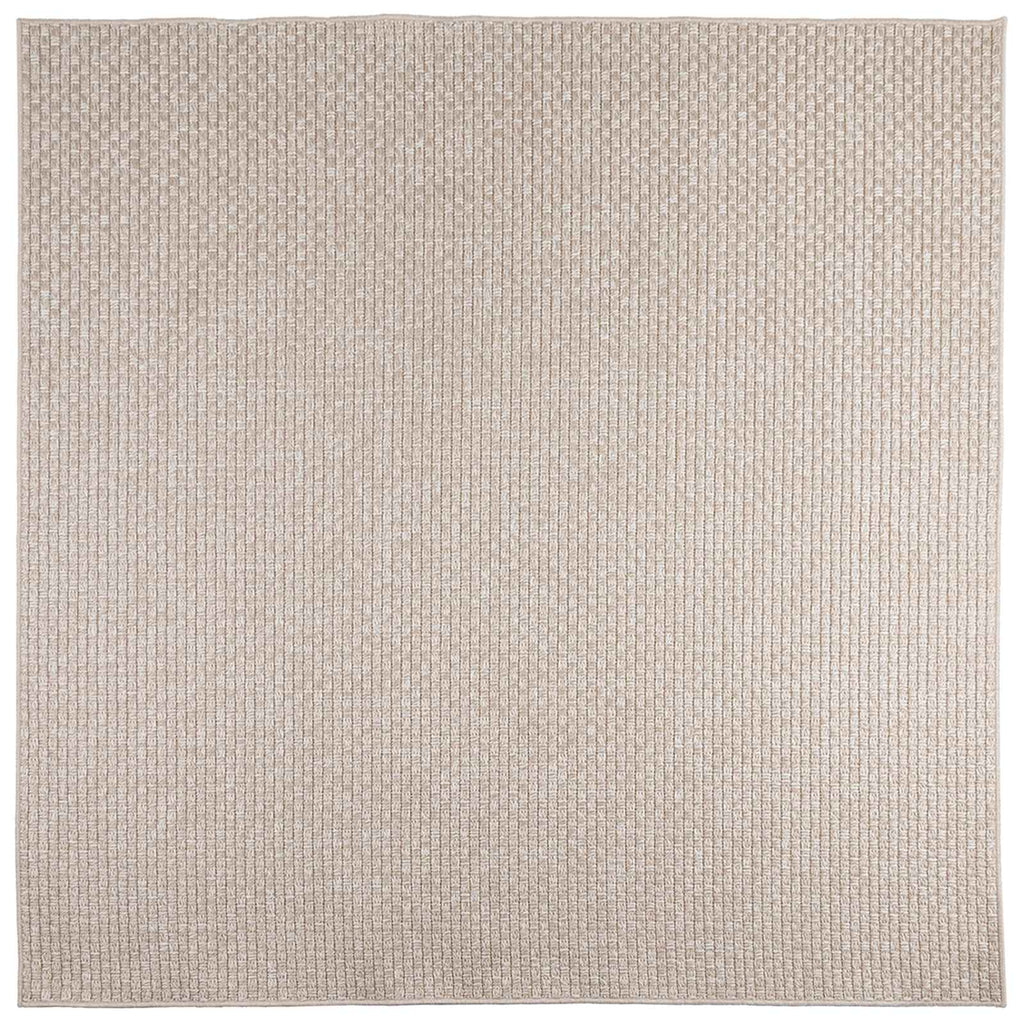 Tappeti per area Quadrato FARO Crema 240 x 240 cm Poliestere