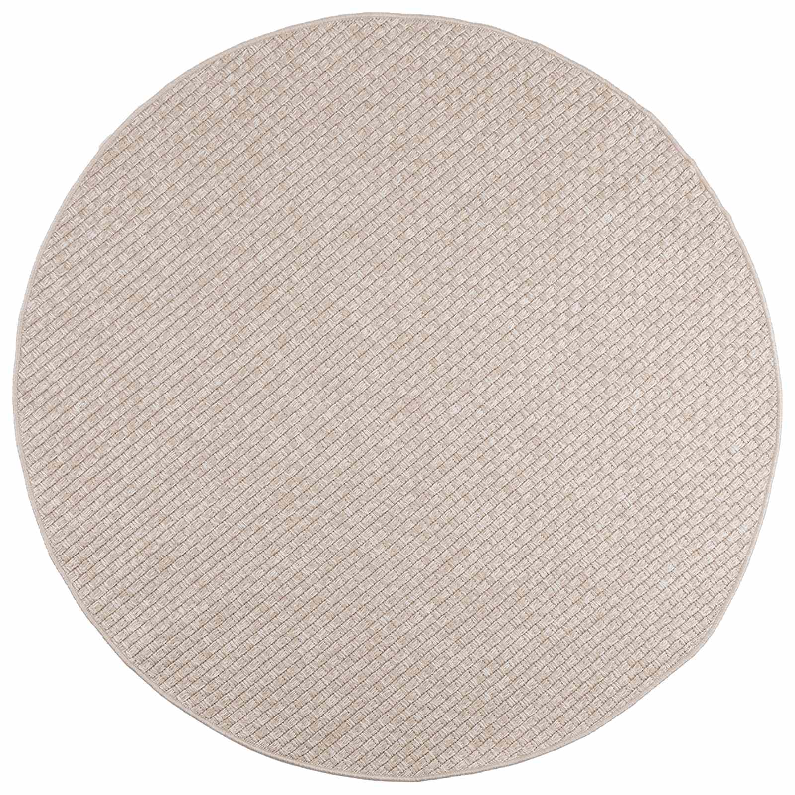 Tappeti per area Rotondo FARO Crema Ø 160 CM Poliestere