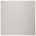Tappeti per area Quadrato PALMERAS Crema 120 x 120 cm
