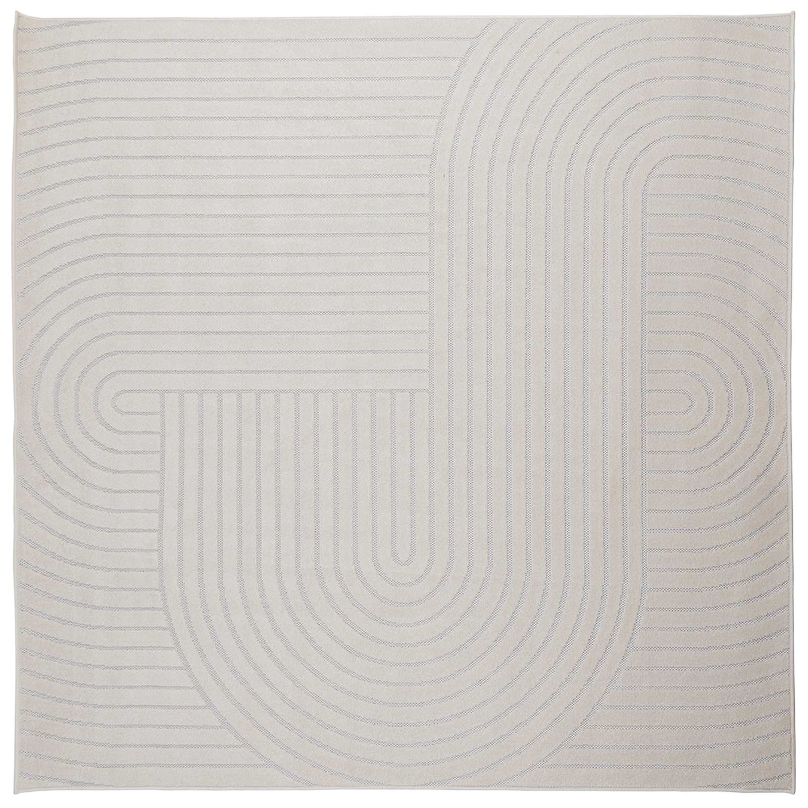 Tappeti per area Quadrato PALMERAS Crema 200 x 200 cm