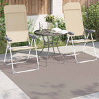 Tappeti per area Quadrato PALMERAS Beige 120 x 120 cm