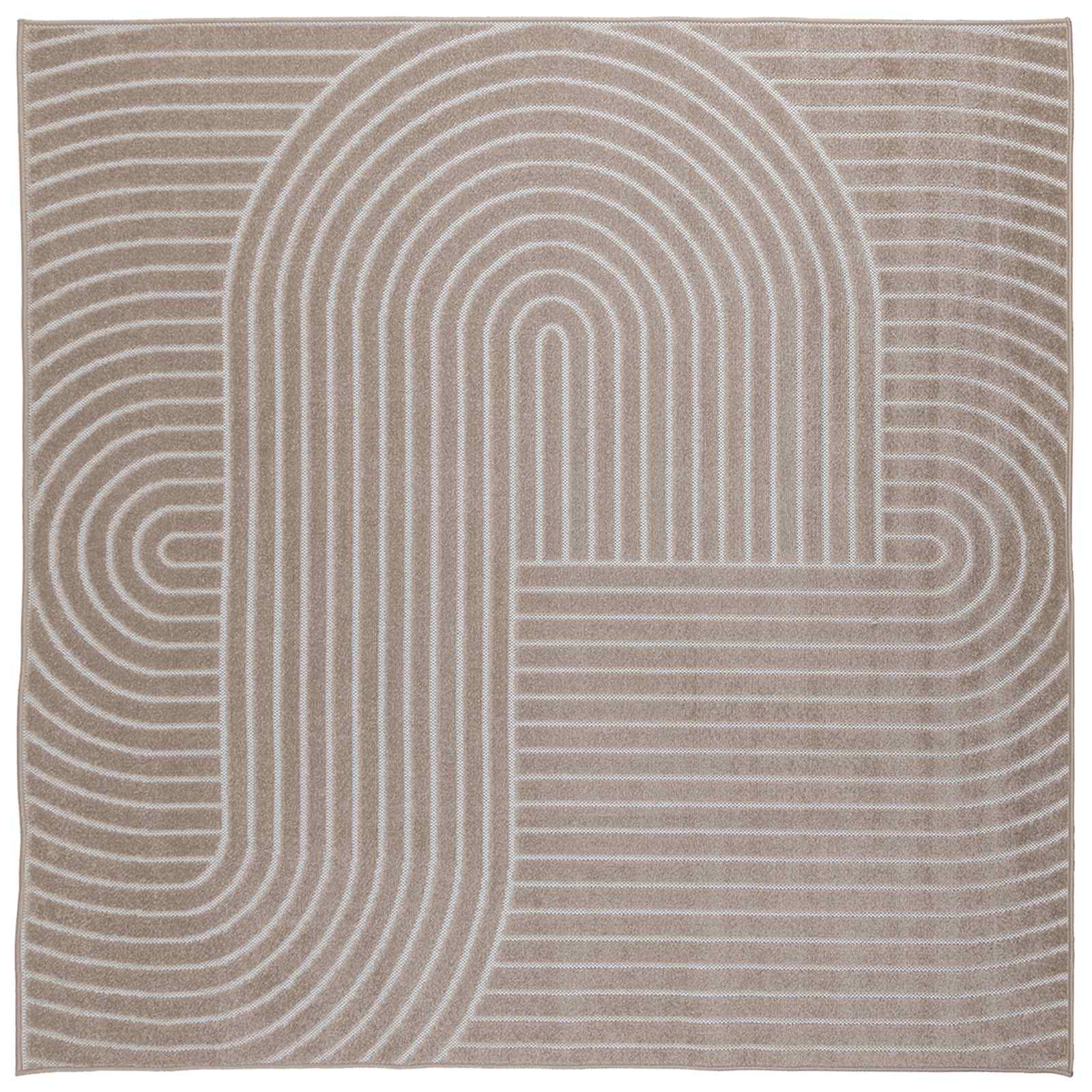 Tappeti per area Quadrato PALMERAS Beige 200 x 200 cm