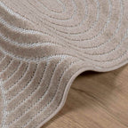 Tappeti per area Quadrato PALMERAS Beige 240 x 240 cm