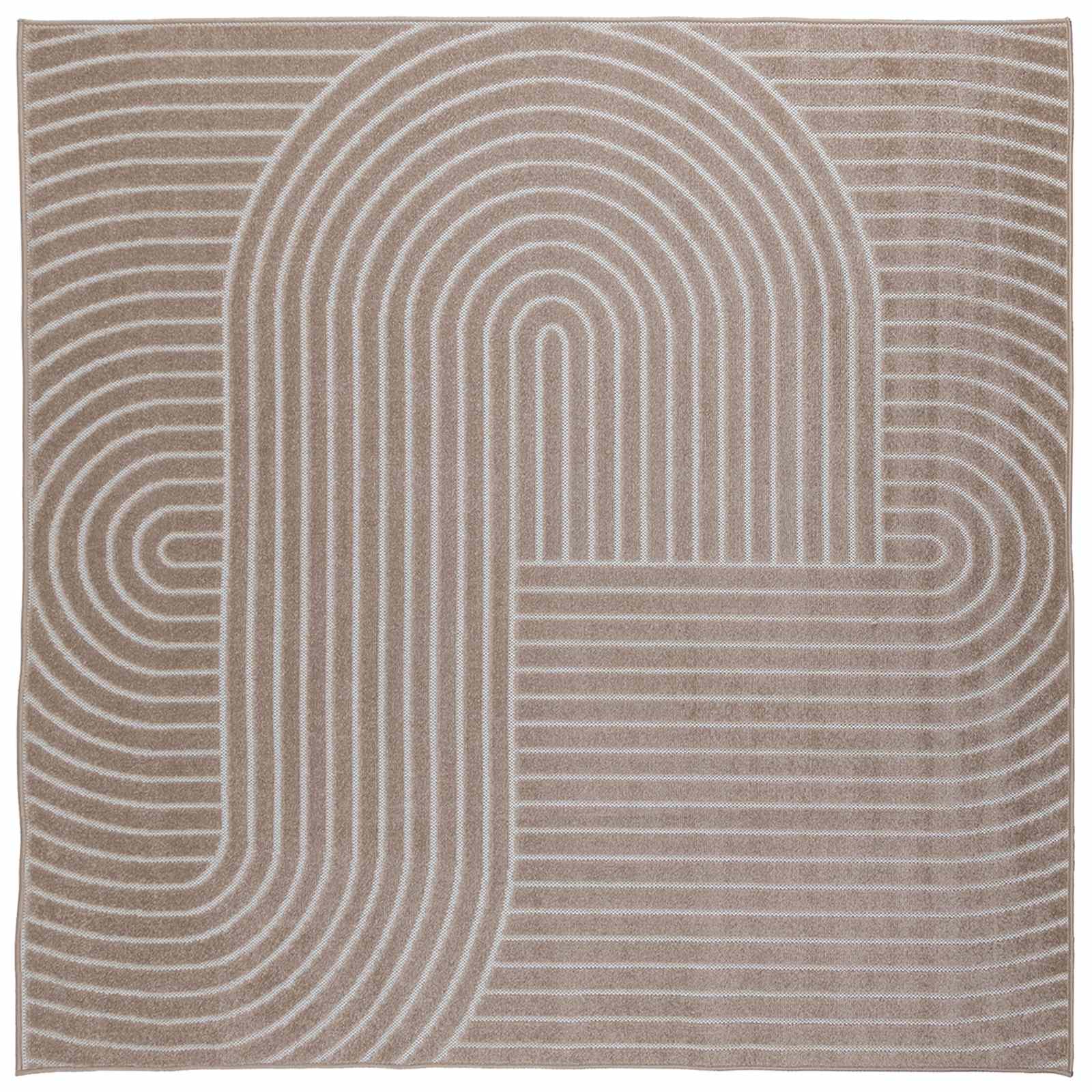 Tappeti per area Quadrato PALMERAS Beige 240 x 240 cm