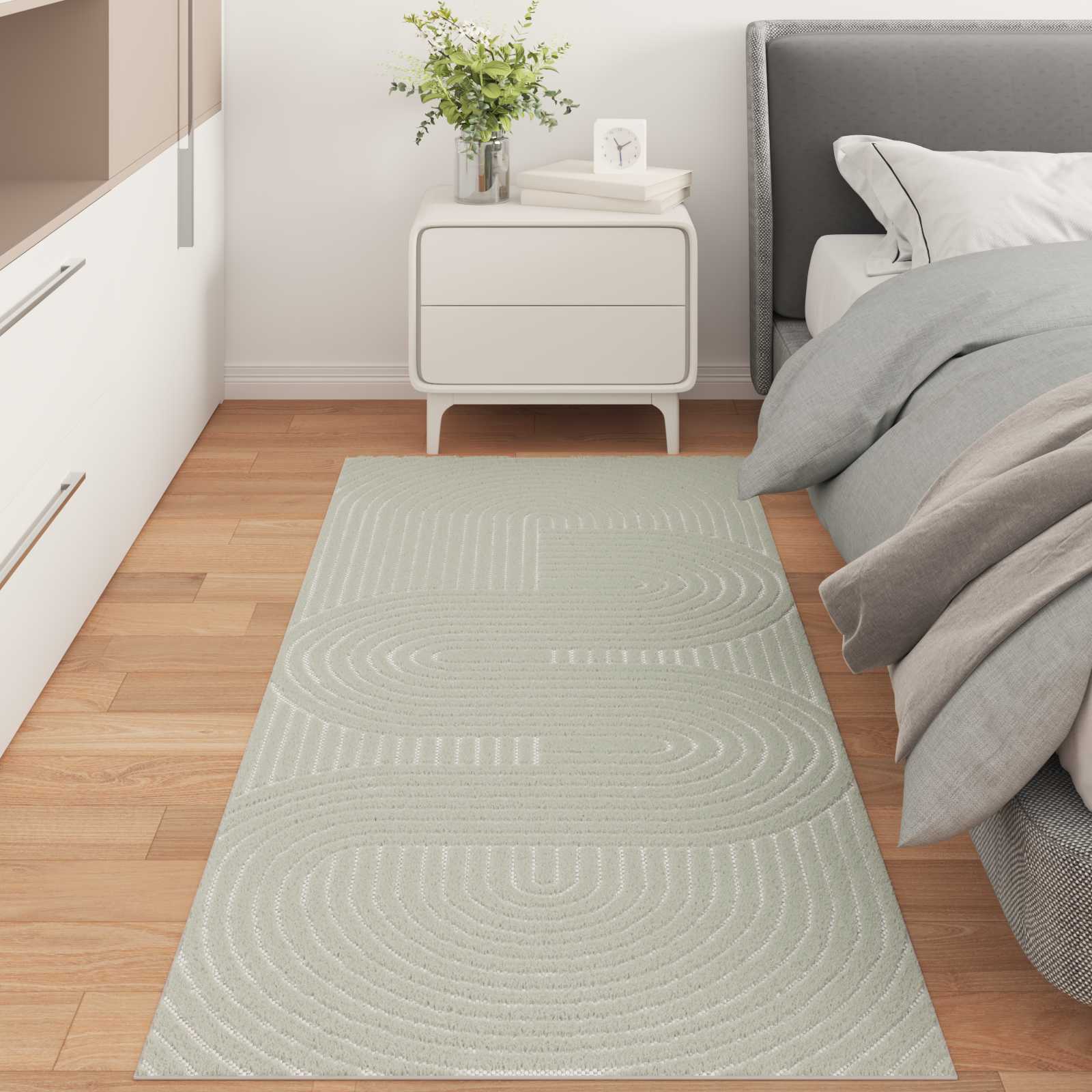 Tappeti per area PALMERAS Verde 80 x 200 cm Poliestere