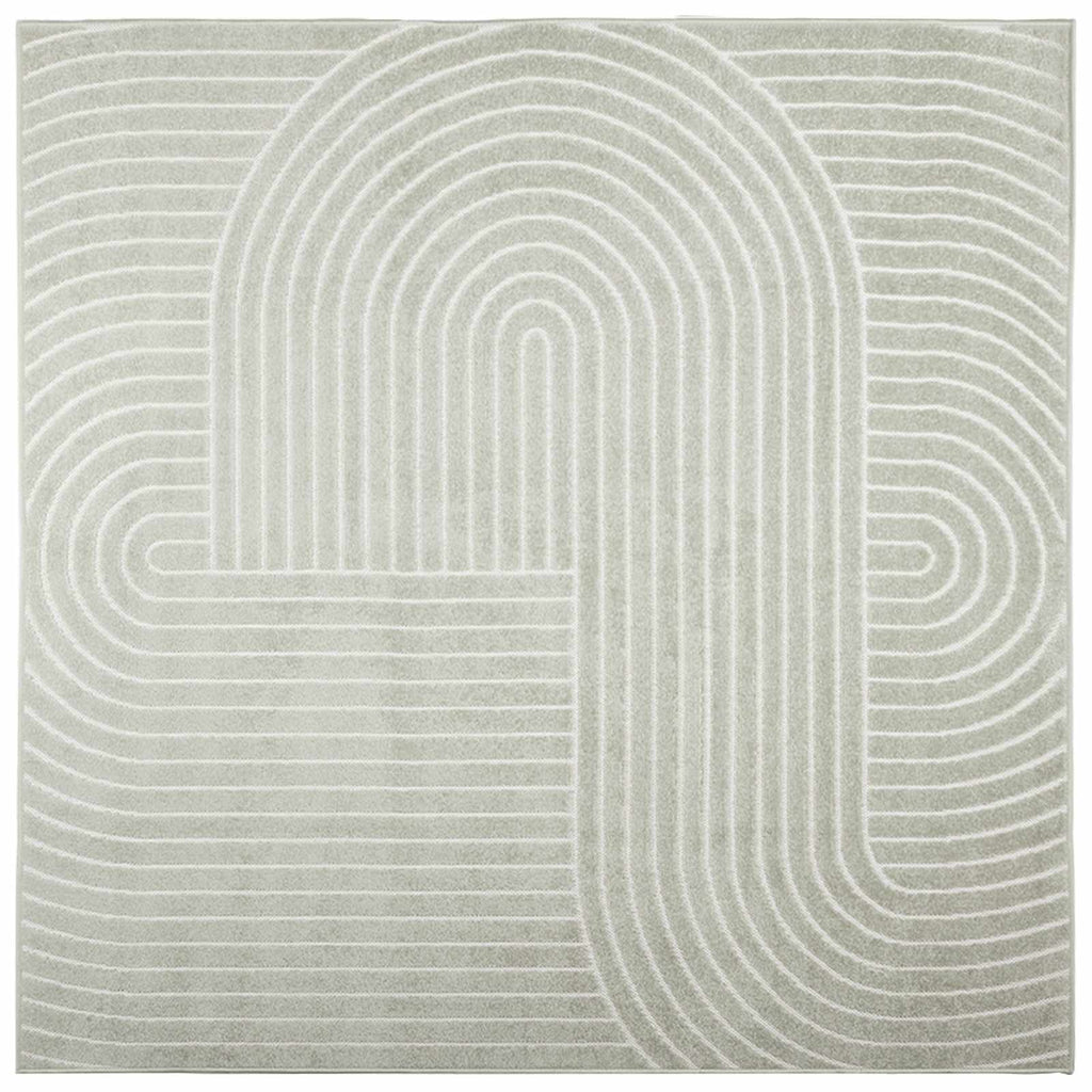 Tappeti per area Quadrato PALMERAS Verde 120 x 120 cm