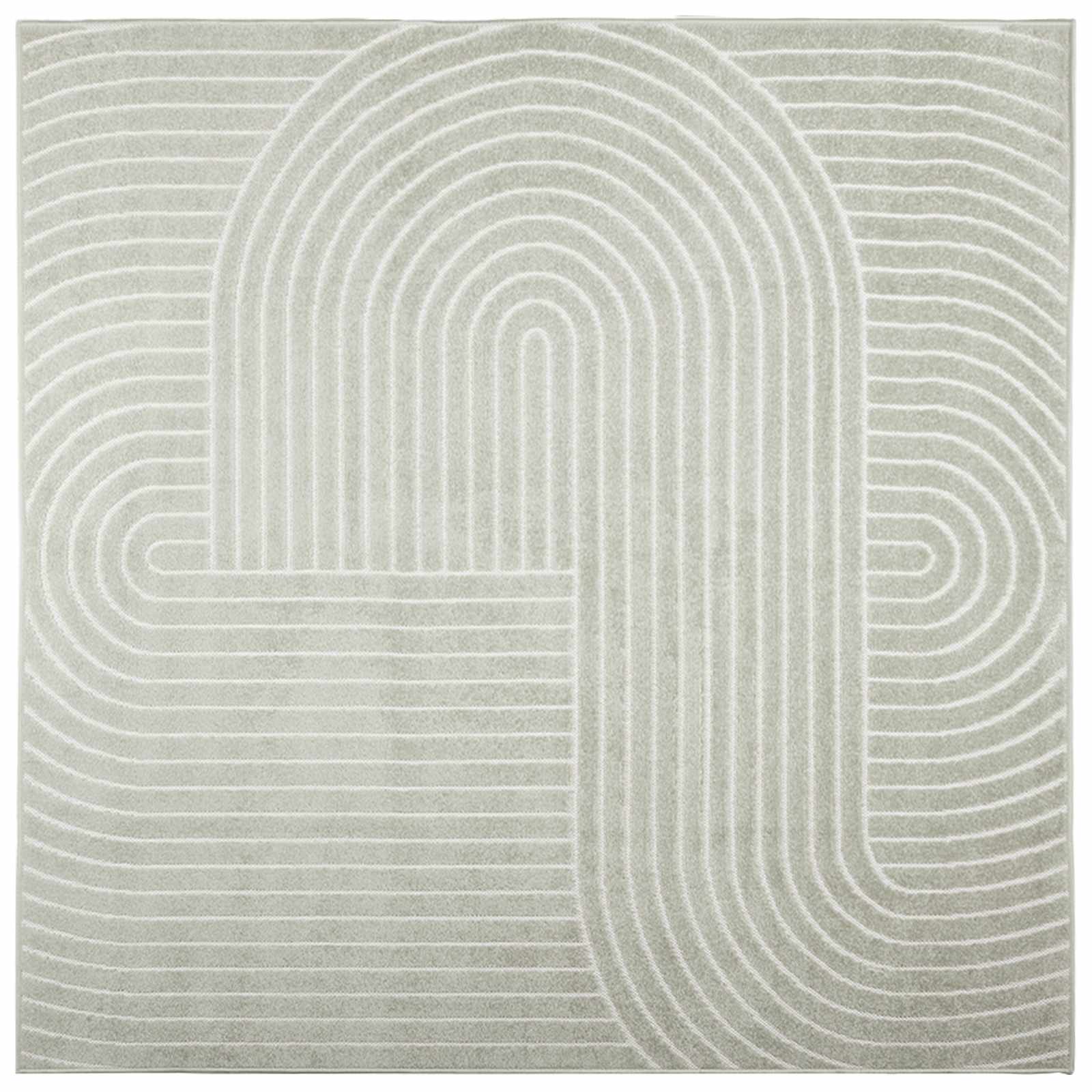 Tappeti per area Quadrato PALMERAS Verde 200 x 200 cm