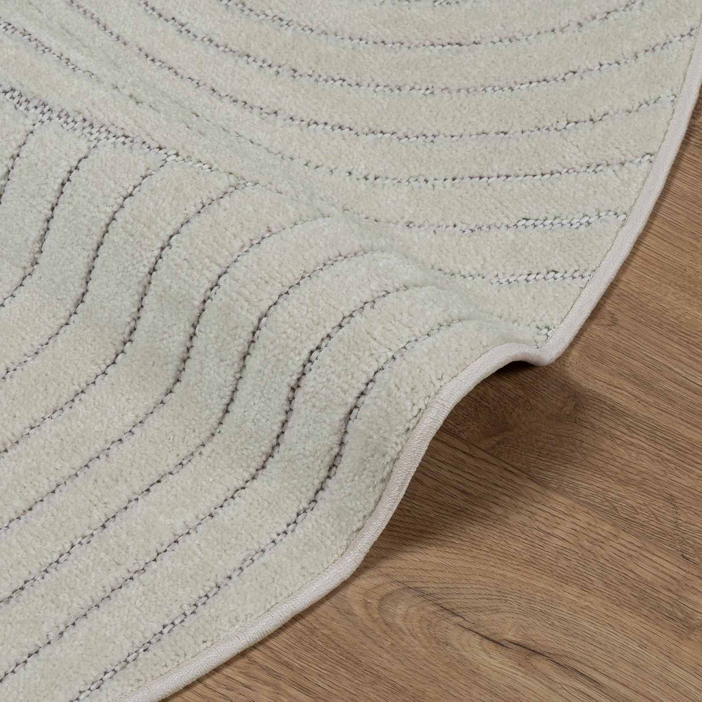 Tappeti per area Rotondo PALMERAS Verde Ø 160 CM Poliestere