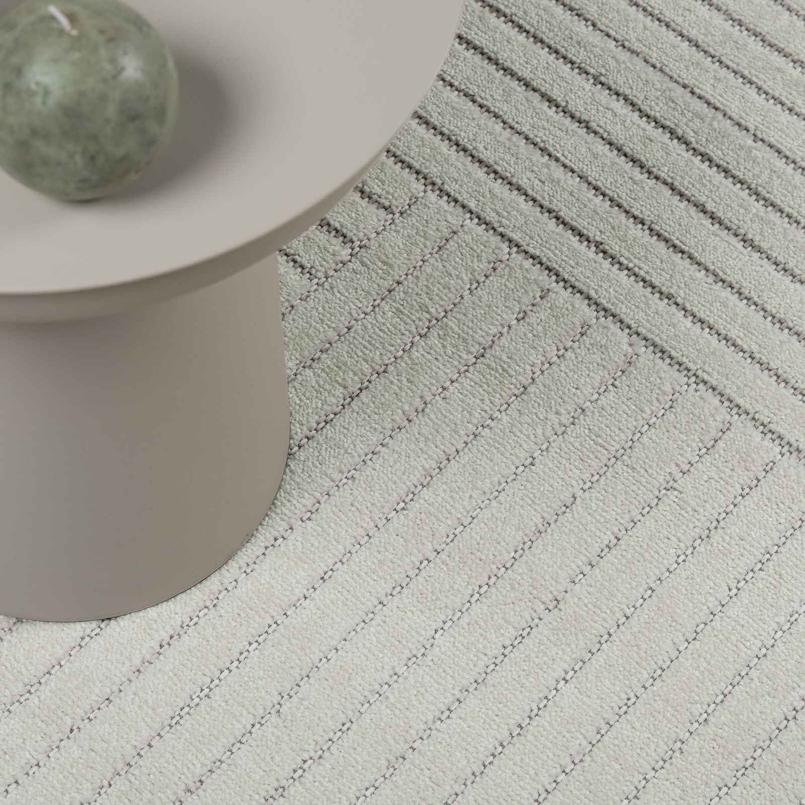 Tappeti per area Rotondo PALMERAS Verde Ø 200 CM Poliestere
