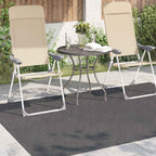 Tappeti per area PALMERAS Antracite 170 x 120 cm Poliestere