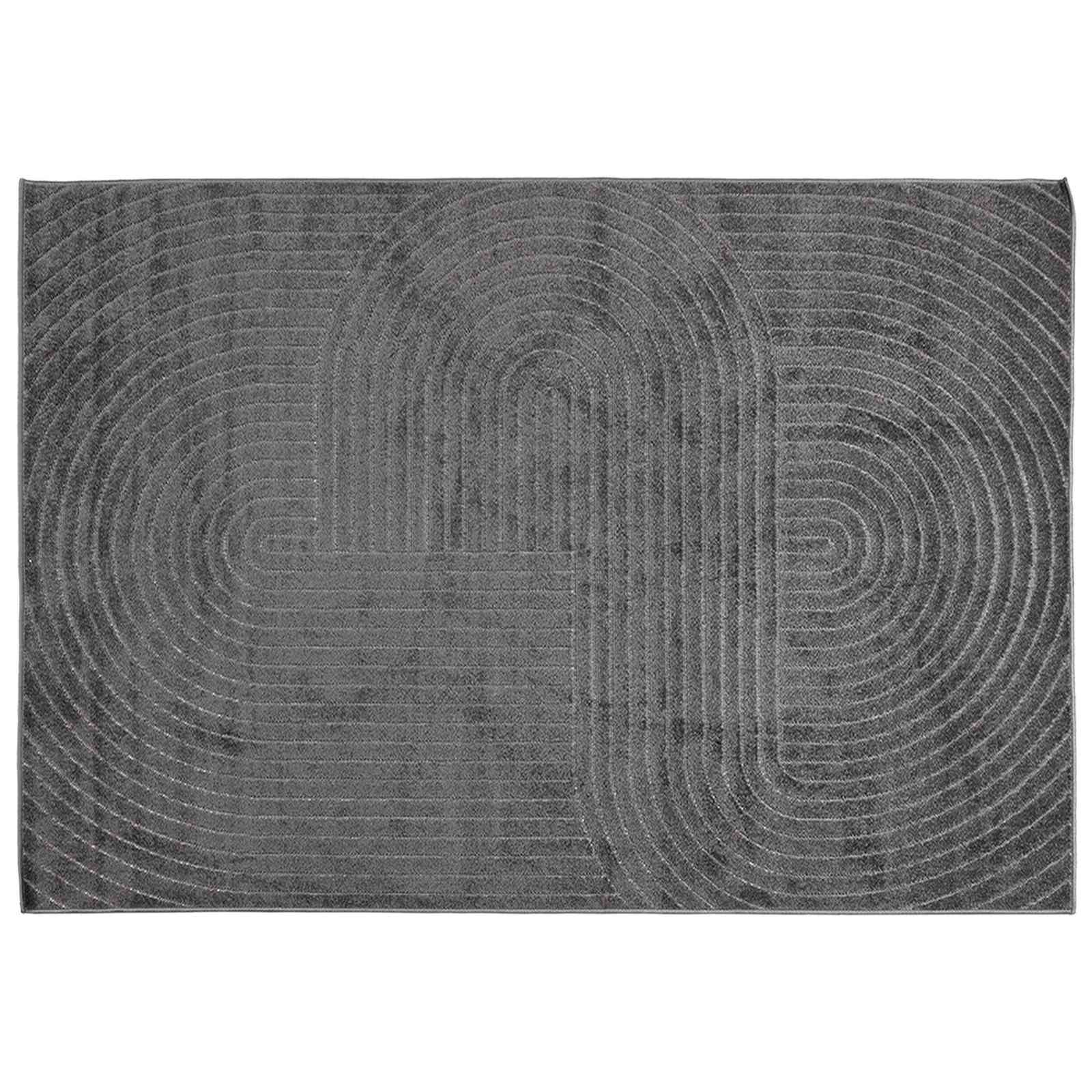 Tappeti per area PALMERAS Antracite 170 x 120 cm Poliestere
