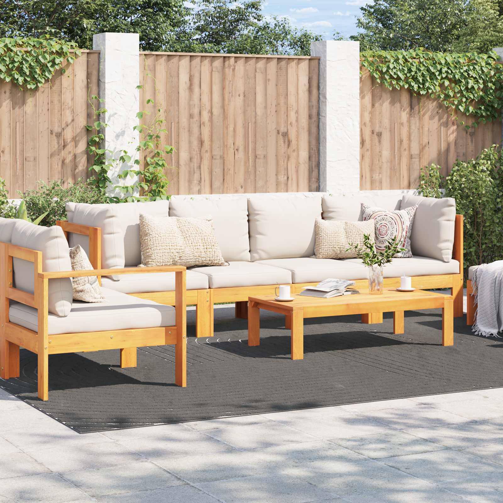 Tappeti per area PALMERAS Antracite 340 x 240 cm Poliestere