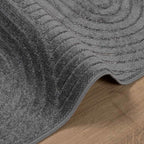 Tappeti per area PALMERAS Antracite 200 x 200 cm Poliestere