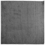 Tappeti per area PALMERAS Antracite 200 x 200 cm Poliestere