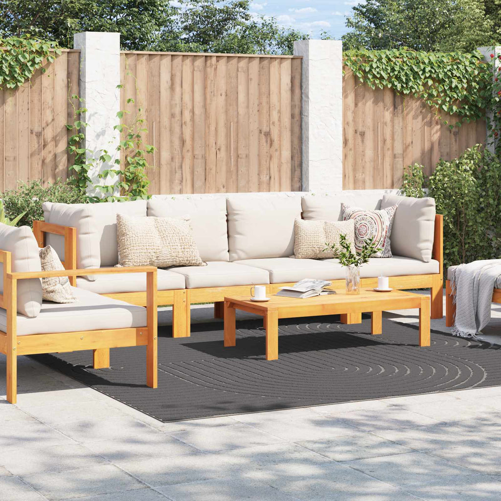 Tappeti per area PALMERAS Antracite 240 x 240 cm Poliestere
