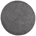 Tappeti per area Rotondo PALMERAS Antracite Ø 160 CM Poliestere