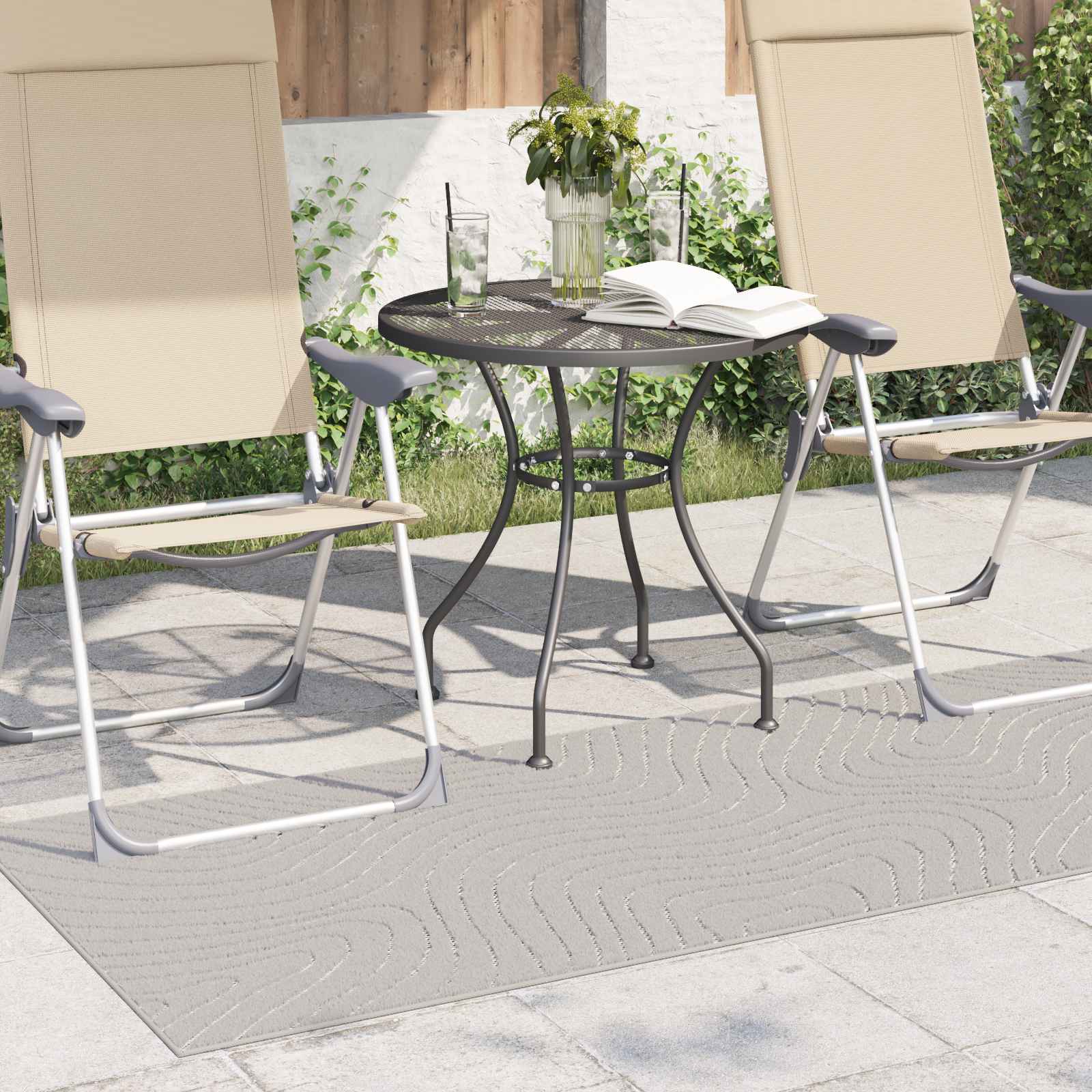 Tappeti per area PALMERAS Crema 200 x 80 cm Poliestere