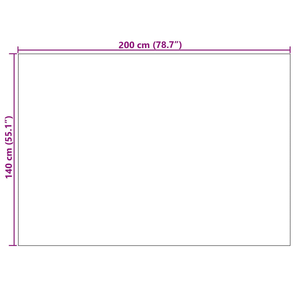 Tappeti per area PALMERAS Crema 200 x 140 cm Poliestere