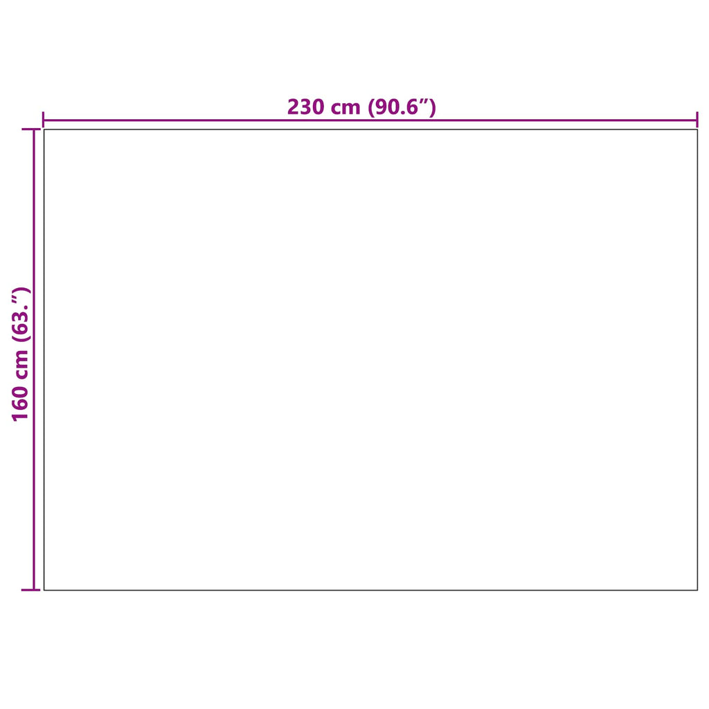Tappeti per area PALMERAS Crema 230 x 160 cm Poliestere
