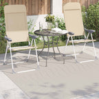 Tappeti per area Quadrato PALMERAS Crema 120 x 120 cm