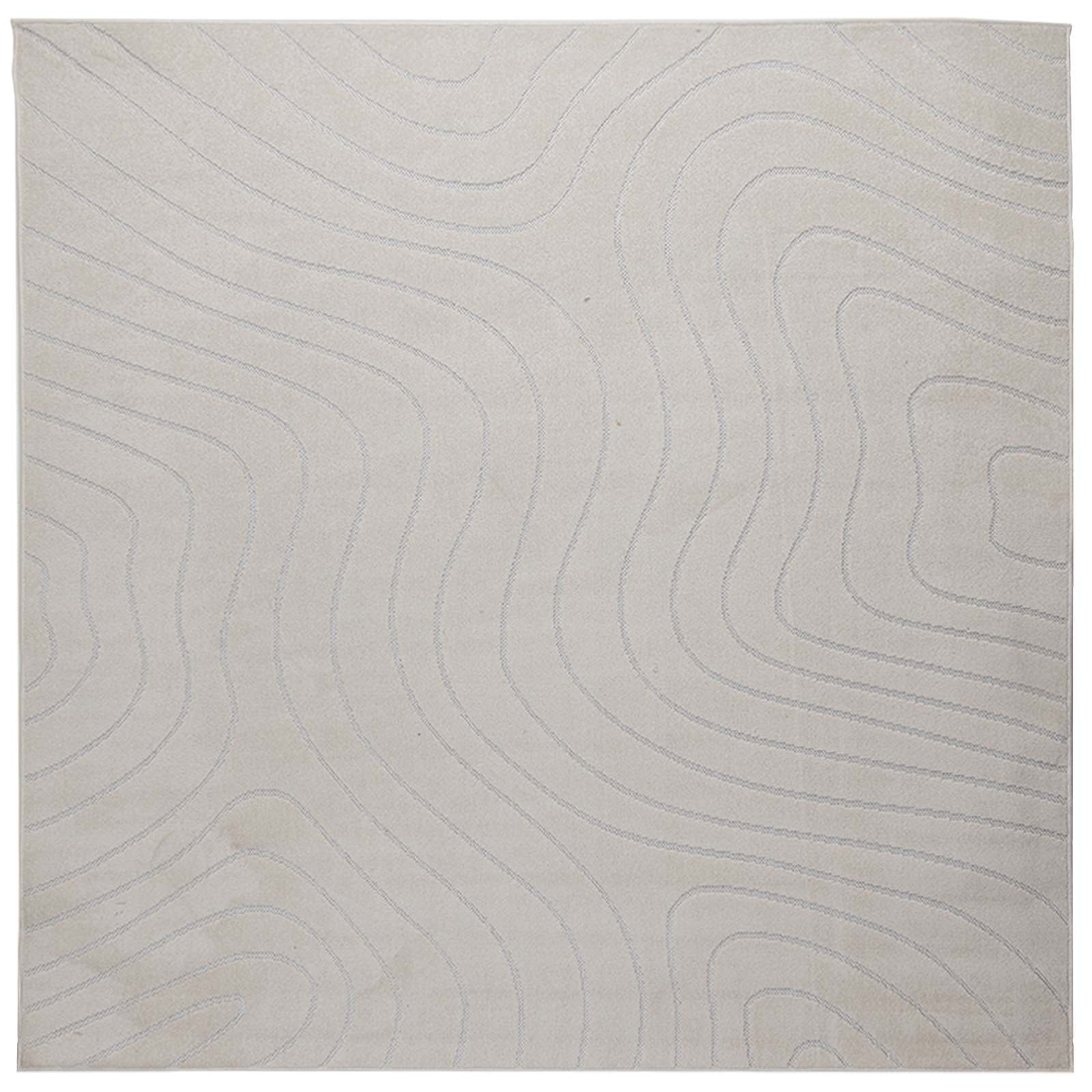Tappeti per area Quadrato PALMERAS Crema 120 x 120 cm