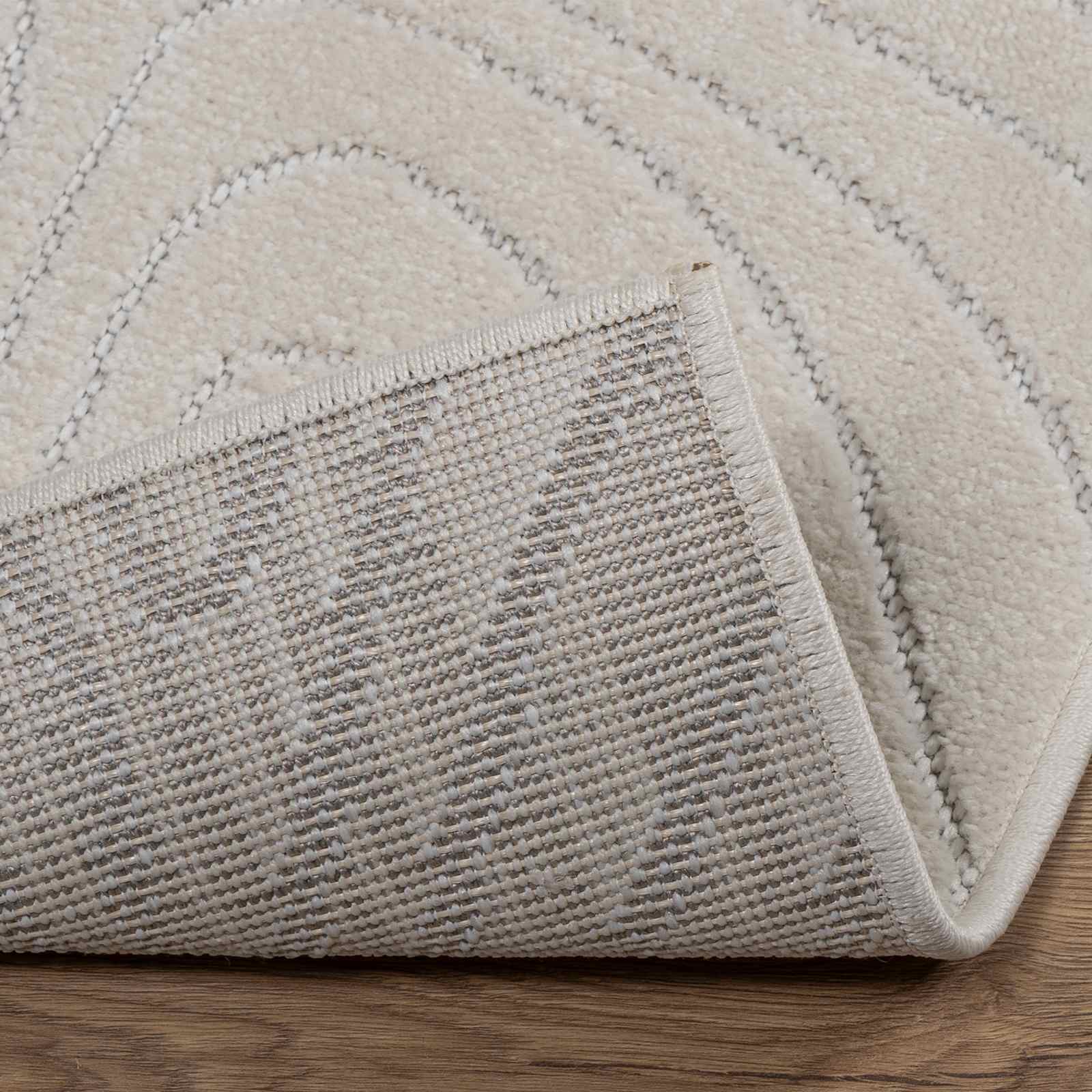 Tappeti per area Quadrato PALMERAS Crema 200 x 200 cm