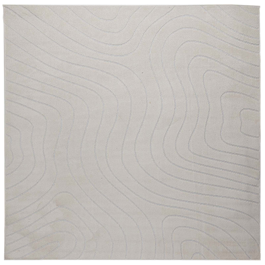 Tappeti per area Quadrato PALMERAS Crema 200 x 200 cm