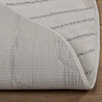 Tappeti per area Rotondo PALMERAS Crema Ø 160 CM Poliestere