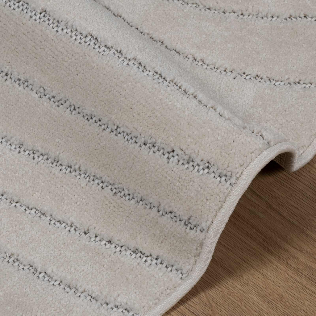 Tappeti per area Rotondo PALMERAS Crema Ø 160 CM Poliestere
