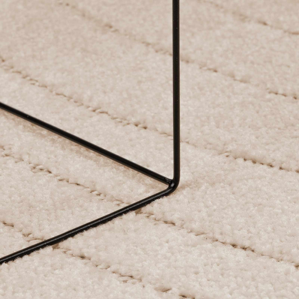 Tappeti per area Quadrato PALMERAS Beige 120 x 120 cm