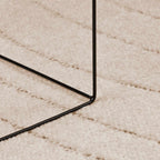 Tappeti per area Rotondo PALMERAS Beige Ø 120 CM Poliestere