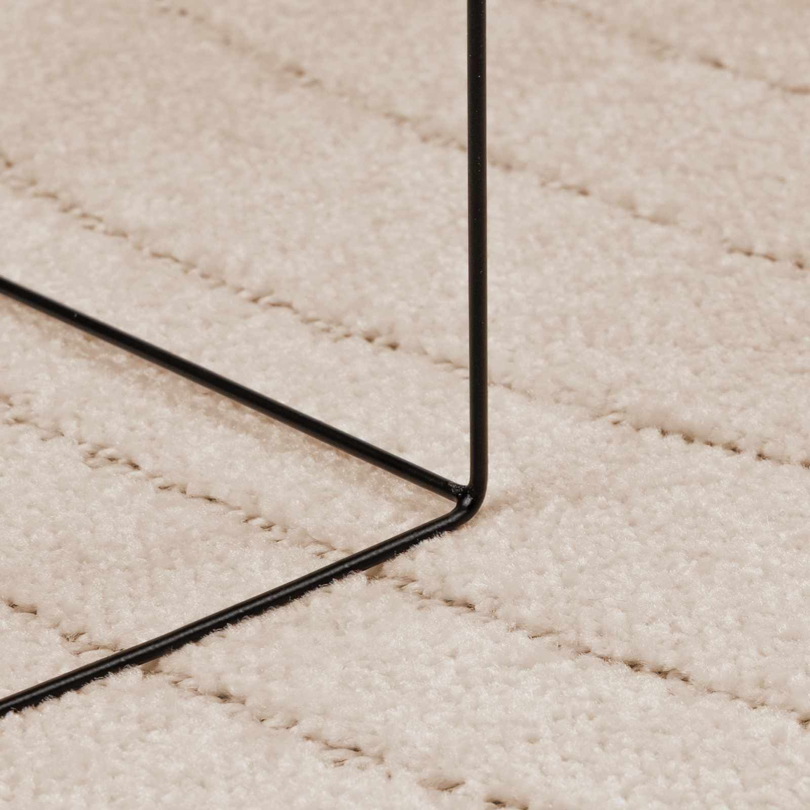 Tappeti per area Rotondo PALMERAS Beige Ø 200 CM Poliestere