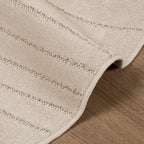 Tappeti per area Rotondo PALMERAS Beige Ø 200 CM Poliestere