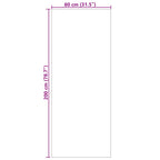 Tappeti per area PALMERAS Verde 80 x 200 cm Poliestere