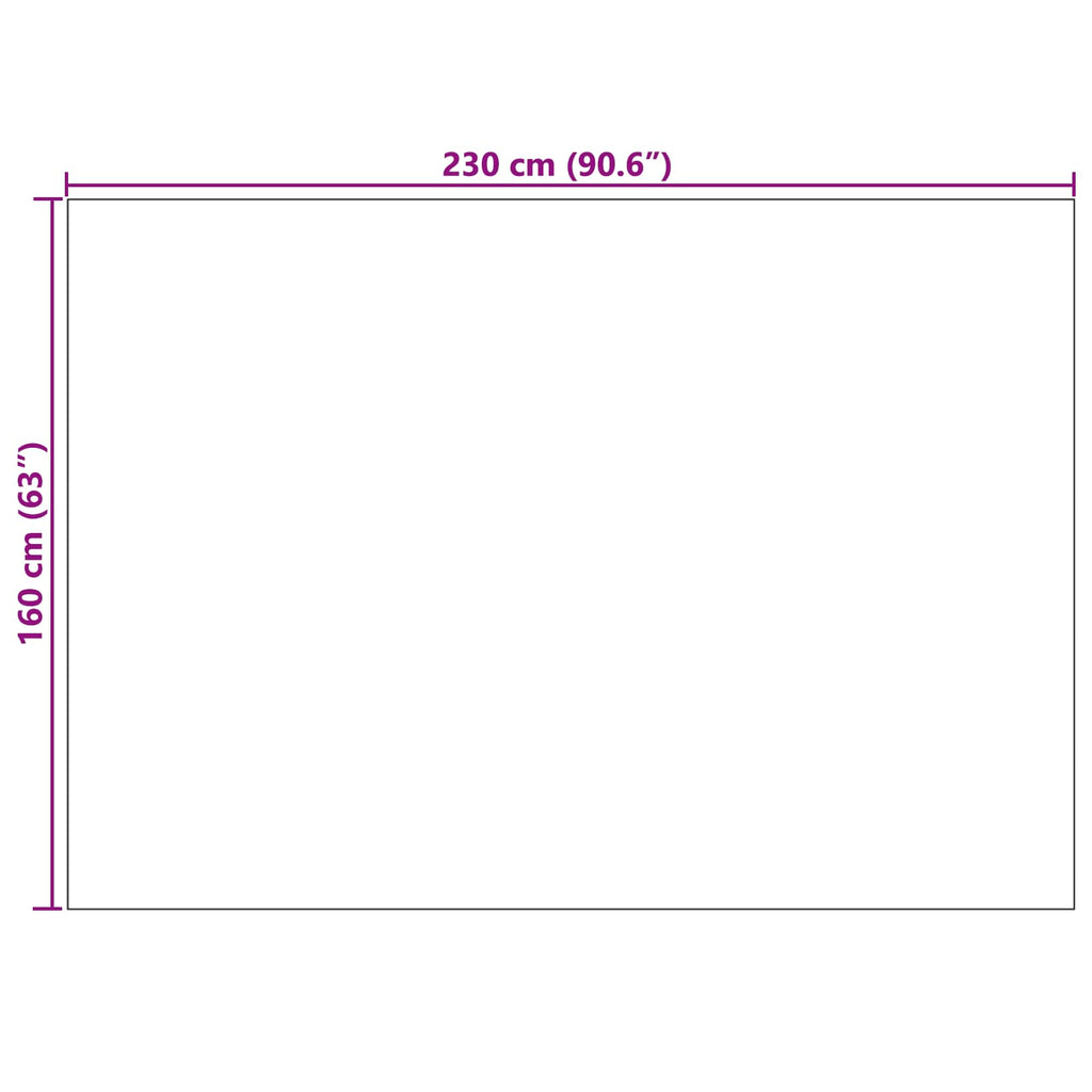 Tappeti per area PALMERAS Verde 160 x 230 cm Poliestere