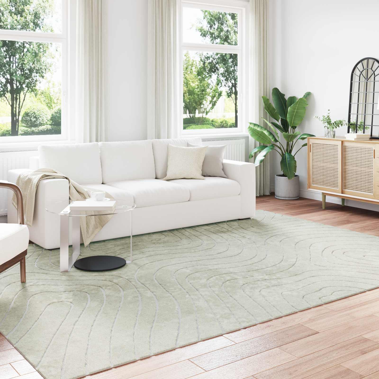 Tappeti per area PALMERAS Verde 200 x 280 cm Poliestere