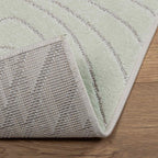 Tappeti per area Quadrato PALMERAS Verde 120 x 120 cm