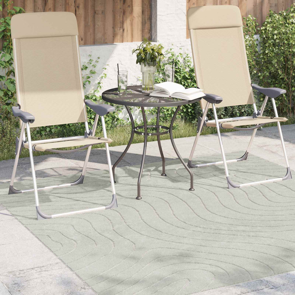 Tappeti per area Quadrato PALMERAS Verde 120 x 120 cm