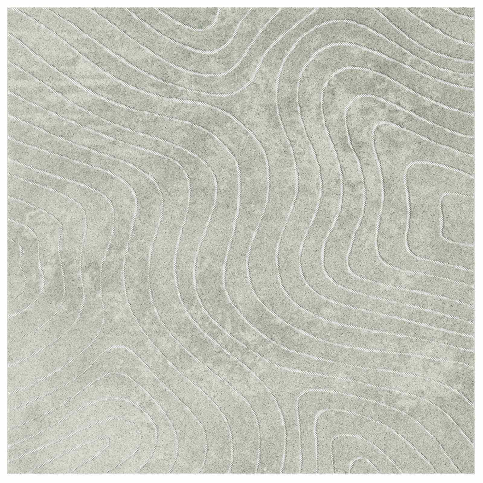 Tappeti per area Quadrato PALMERAS Verde 200 x 200 cm