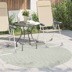 Tappeti per area Rotondo PALMERAS Verde Ø 120 CM Poliestere