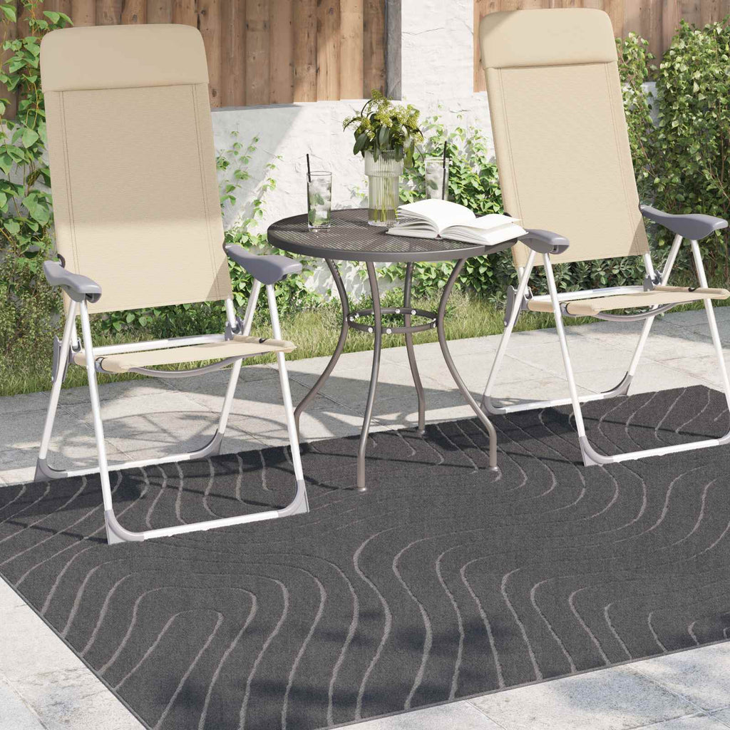 Tappeti per area PALMERAS Antracite 170 x 120 cm Poliestere
