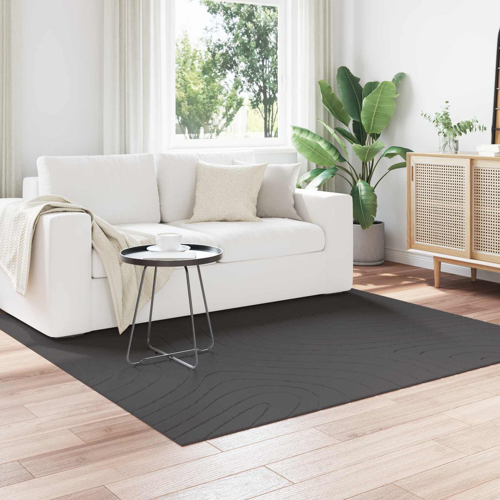 Tappeti per area PALMERAS Antracite 120 x 120 cm Poliestere