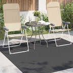 Tappeti per area PALMERAS Antracite 200 x 200 cm Poliestere