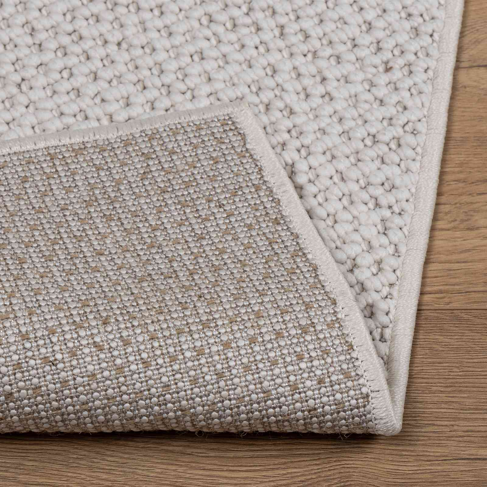 Tappeti per area Rettangolare LUGO Crema 150 x 80 cm Poliestere